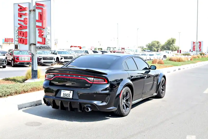 2017 Dodge Charger SXT MID 6 Cylinders Engine GCC Specs Black Sedan