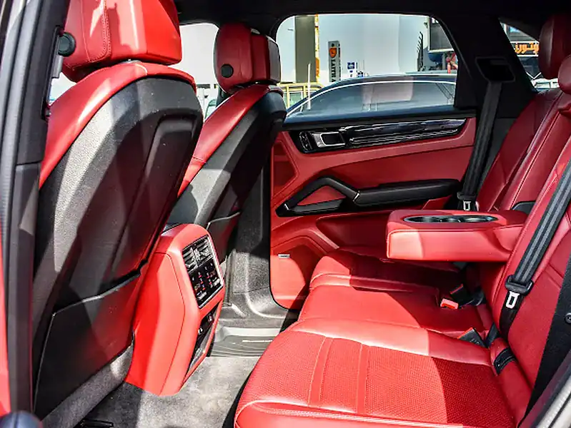 2019 Porsche Cayenne Coupe 6 Cylinders Engine Black Red SUV