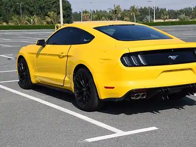 2015 Ford Mustang Premium Ford 3.7 litre 6 Cylinder Engine Yellow Black