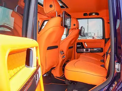 2024 Mercedes-AMG G 63 BRABUS 800 8 Cylinders Engine Blue Orange
