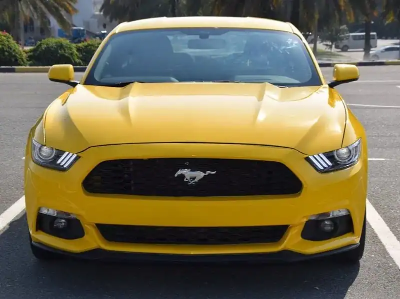 2015 Ford Mustang Premium Ford 3.7 litre 6 Cylinder Engine Yellow Black