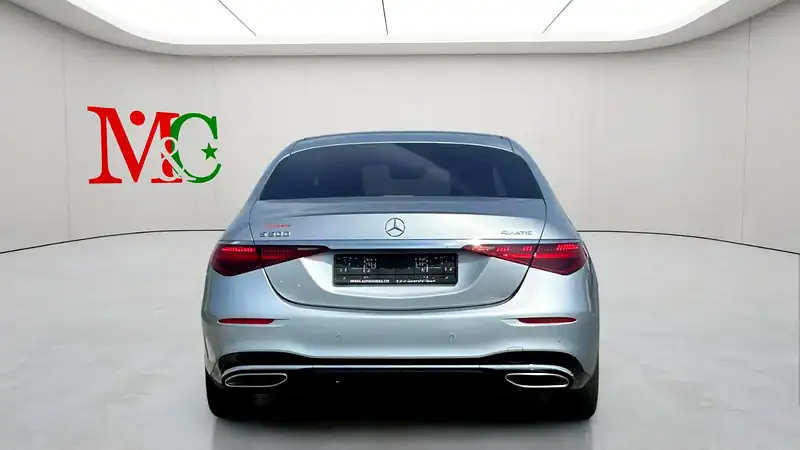 2021 Mercedes-Benz S-Class S 500 6 Cylinders Engine Silver Black