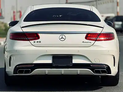 2015 Mercedes-Benz S-Class S 550 4Matic Coupe DEIGNO EDITION 1 White Red