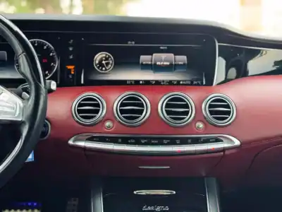 2015 Mercedes-Benz S-Class S 550 4Matic Coupe DEIGNO EDITION 1 White Red