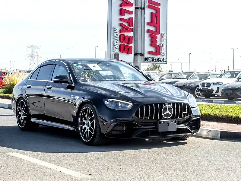 2021 Mercedes-Benz E-Class AMG E 63 S 8 Cylinder Auction Grade 4.5 Black