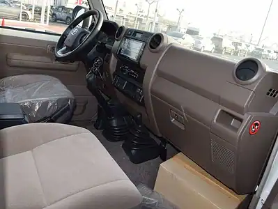 2025 Toyota Land Cruiser LC 78 HARDTOP White Brown Manual
