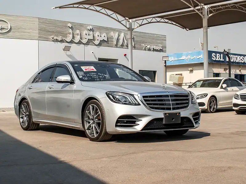 2018 Mercedes-Benz S-Class S 450 in Excellent Condition Silver Black
