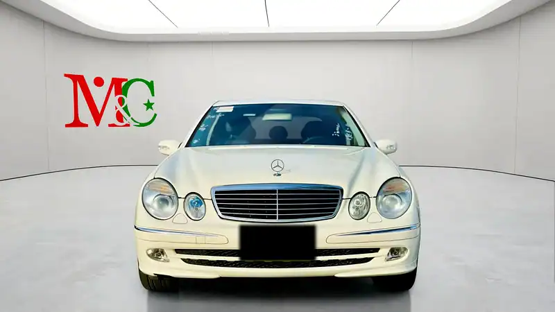 2003 Mercedes-Benz E-Class E 240 6 Cylinders Engine White Black Sedan