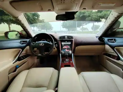 2007 Lexus IS-Series Sport 6 Cylinders Engine Red Beige Sedan GCC Specs