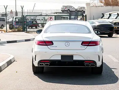 2018 Mercedes-Benz S-Class S 63 Coupe AMG Super Clean Car White Black