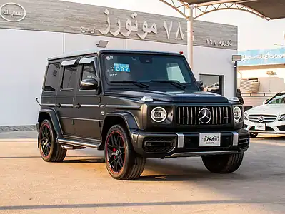 2021 Mercedes-Benz G-Class G 63 AMG Neat and Clean Car Black Red SUV