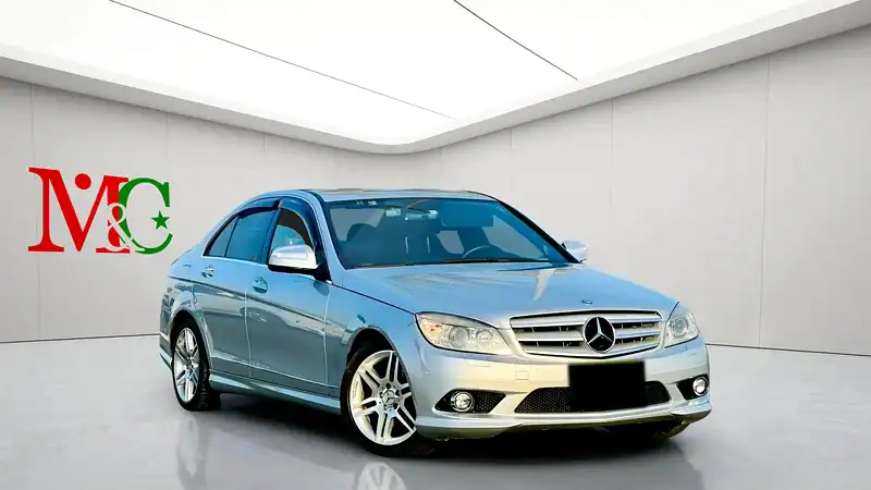 2008 Mercedes-Benz C-Class C250 6 Cylinders Engine Silver Black Sedan