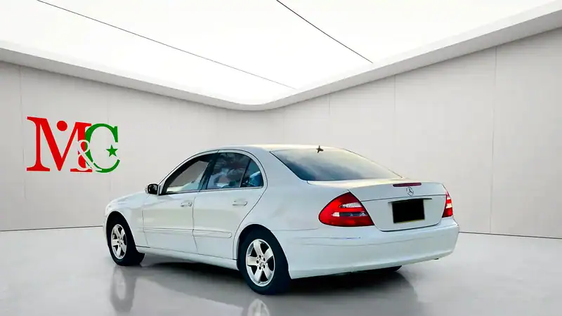 2003 Mercedes-Benz E-Class E 240 6 Cylinders Engine White Black Sedan