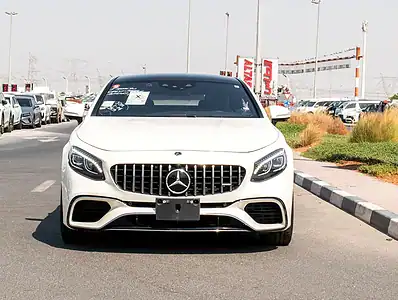 2018 Mercedes-Benz S-Class S 63 Coupe AMG Super Clean Car White Black