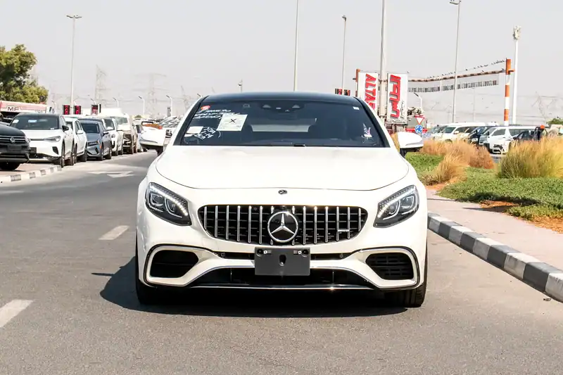 2018 Mercedes-Benz S-Class S 63 Coupe AMG Super Clean Car White Black