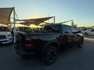 2019 RAM 1500 Rebel Crew Cab 5.7L 8 Cylinders Engine Petrol Black Red