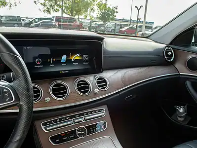 2018 Mercedes-Benz E-Class E400 4Matic 6 Cylinders Engine White Black Sedan
