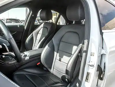 2016 Mercedes-Benz C-Class C200 4 Cylinders Engine White Black Sedan