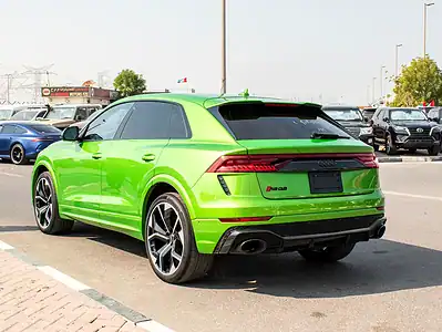 2022 Audi RS Q8 4.0 TFSI Quattro 8 Cylinders Engine Green Black SUV