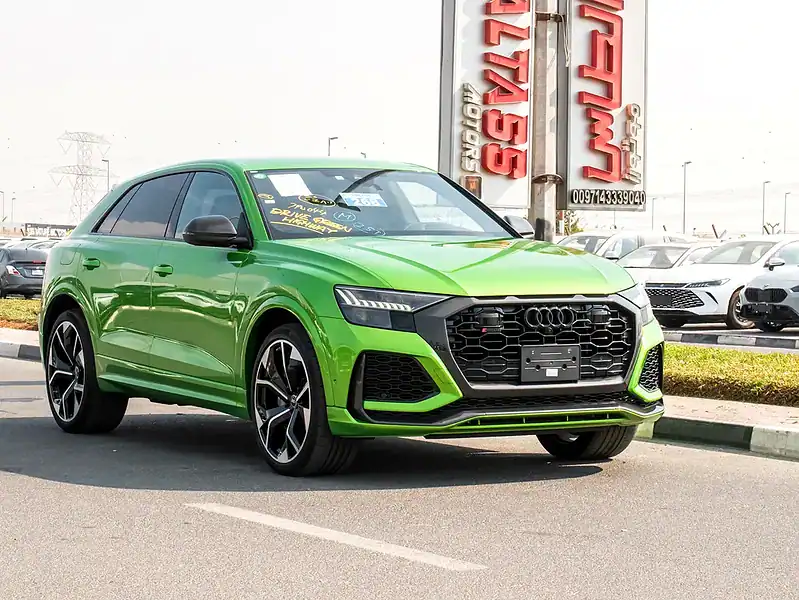 2022 Audi RS Q8 4.0 TFSI Quattro 8 Cylinders Engine Green Black SUV