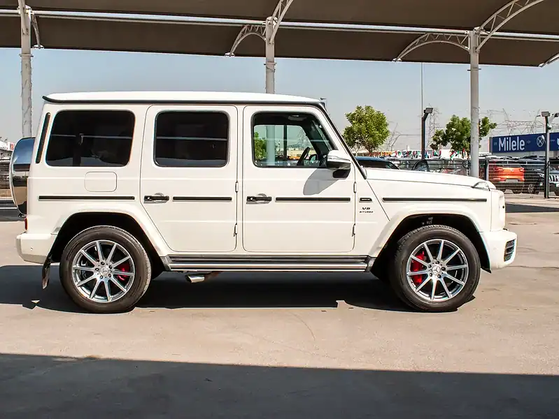 2020 Mercedes-Benz G-Class G 63 AMG 8 Cylinders Engine White Red SUV