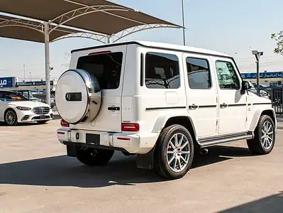 2020 Mercedes-Benz G-Class G 63 AMG 8 Cylinders Engine White Red SUV