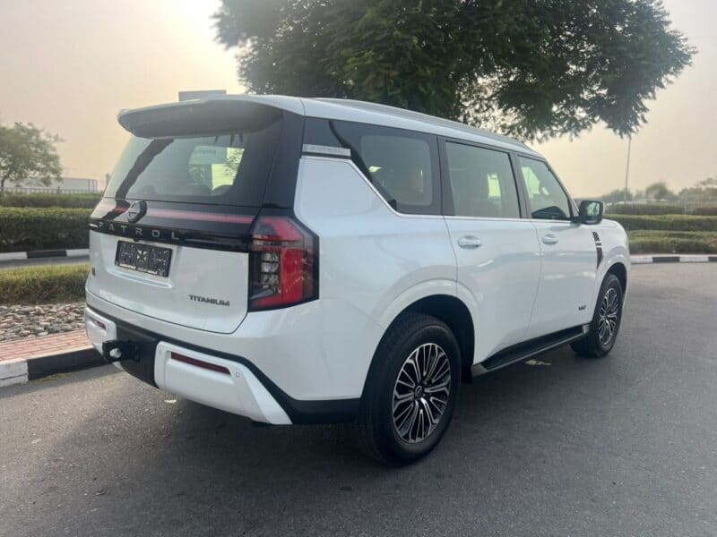 2026 Nissan Patrol LE Titanium 6 Cylinder Engine GCC Specs White Red