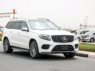 2016 Mercedes-Benz GLS-Class GLS 550 8 Cylinder Engine White Black SUV