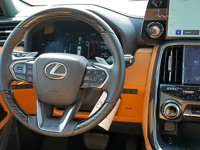 2024 Lexus LX 600 6 Cylinders Engine GCC Specs White Tan SUV