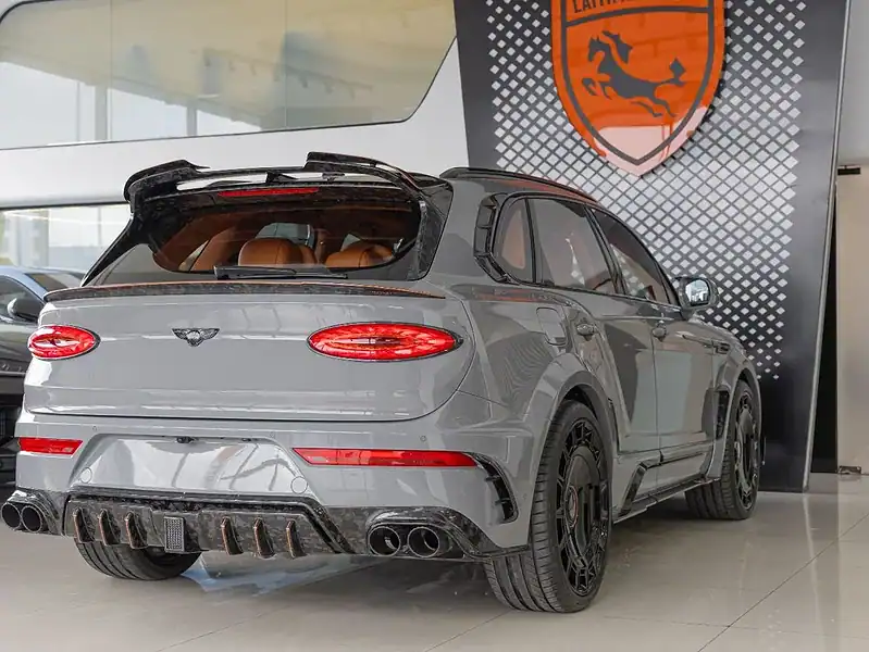 2025 Bentley Bentayga ORIGINAL MANSORY Evo Bespoke Carbon Exterior Grey Orange
