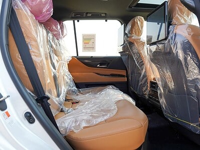 2024 Lexus LX 600 6 Cylinders Engine GCC Specs White Tan SUV