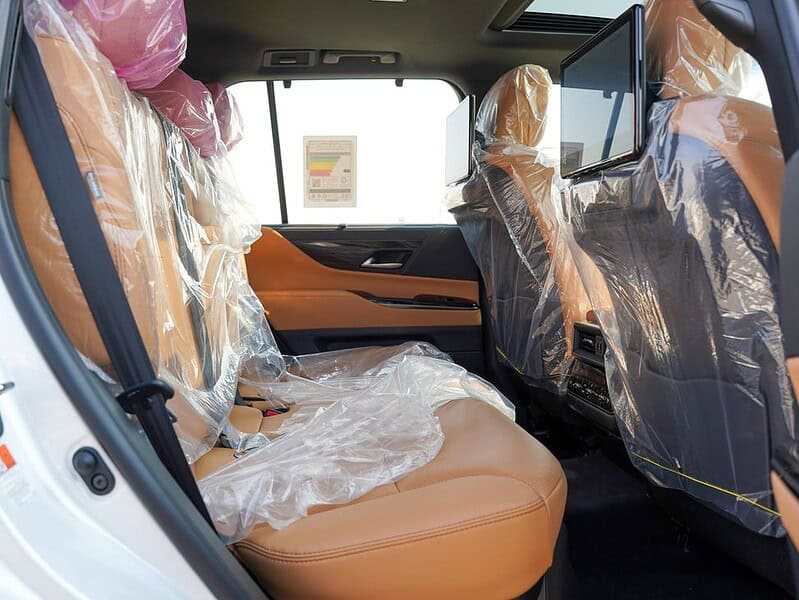 2024 Lexus LX 600 6 Cylinders Engine GCC Specs White Tan SUV