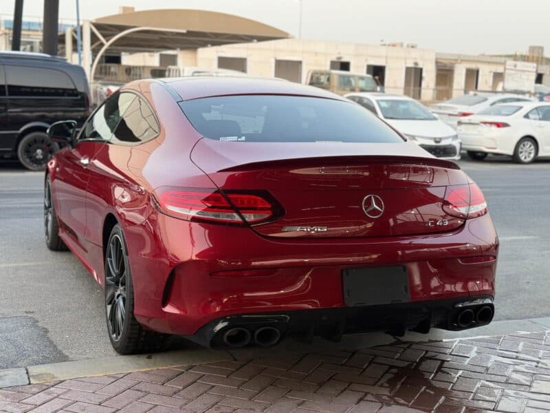 2019 Mercedes-Benz C 43 AMG 3.0L V6 Engine Red Black Coupe