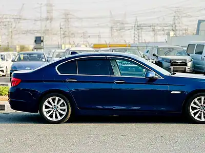 2010 BMW 5-Series 528i 6 Cylinders Engine Blue Beige Sedan