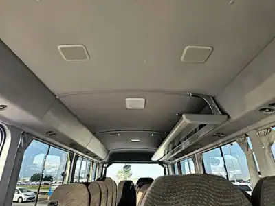 2026 Toyota Coaster VIP 4.2l diesel MT 22 Seats Electric Door White Brown