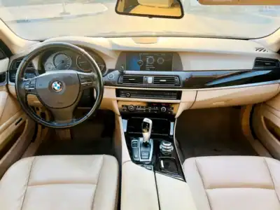 2010 BMW 5-Series 528i 6 Cylinders Engine Blue Beige Sedan