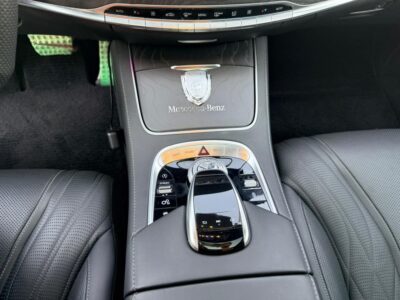 2018 Mercedes-Benz S63L AMG V8 Twin-turbocharged Engine White Black