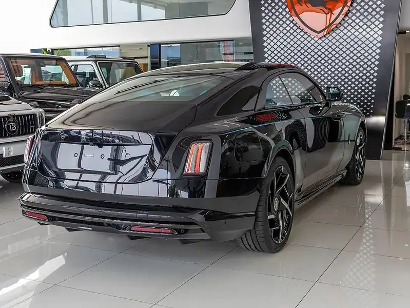 2025 Rolls-Royce Spectre Coupe Black Badge Black Blue 2 Tone Interior Coupe