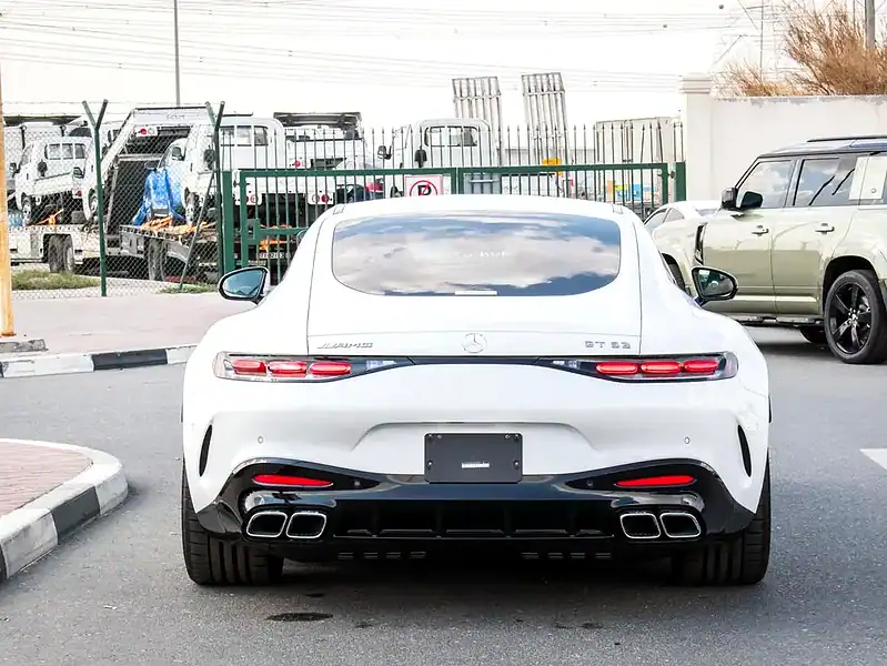 2024 Mercedes-Benz AMG GT 8 Cylinder Engine White Black Coupe