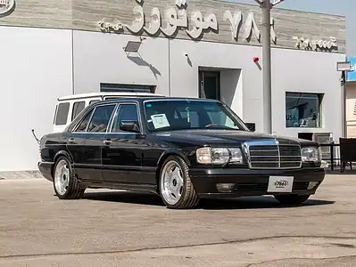 1989 Mercedes-Benz SEL-Class 560 SEL 8 Cylinders Engine Black Sedan