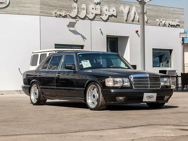 1989 Mercedes-Benz SEL-Class 560 SEL 8 Cylinders Engine Black Sedan