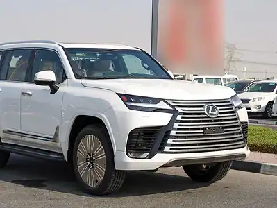 2024 Lexus LX 600 6 Cylinders Engine GCC Specs White Tan SUV