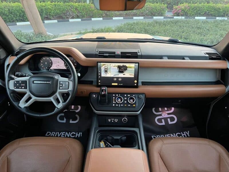 2023 Land Rover Defender P400 110 S 3.0L 6 Cylinder Engine White Brown