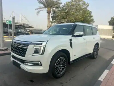 2026 Nissan Patrol LE Titanium 6 Cylinder Engine GCC Specs White Red
