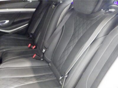 2015 Mercedes-Benz S550L 4.6L Twin-turbocharged V8 White Black Sedan