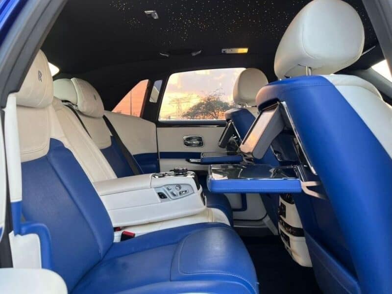 2019 Rolls-Royce Ghost Black Badge 6.6L 12 Cylinder Engine Blue Sedan GCC Specs