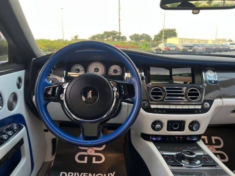 2019 Rolls-Royce Ghost Black Badge 6.6L 12 Cylinder Engine Blue Sedan GCC Specs
