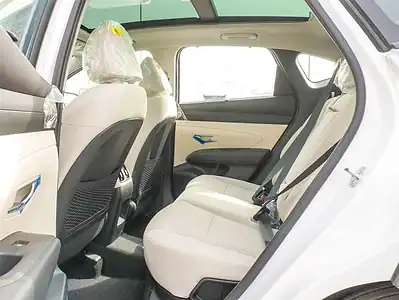 2025 Hyundai Tucson 4 Cylinders Engine Petrol White Beige SUV