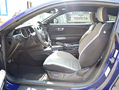 2016 Ford Mustang Fastback 6 Cylinders Engine Blue Black Sedan GCC Specs