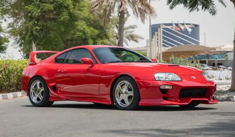 1995 Toyota Supra 3.0L Petrol Engine Auto German Spec Red Black